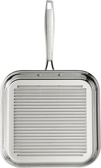 Tramontina Signature Tri-Ply Clad Stainless Steel 11-Inch Square Grill Pan - Image 3