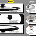 Anaeat Silicone Universal Lid for Pots, Pans and Skillets - Image 7