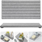 Razborci 2PCS Instant Dry Diatomite Stone Counter Makeup Tray Organizer by Razborci