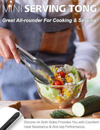 Anaeat 7" Mini Cooking Tong Stainless Steel - Image 2