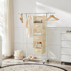 MAX Houser 6 Tier Shelf Hanging Closet Organizer, Closet Hanging Shelf - Image 4