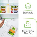 Prep Naturals 36oz Glass Meal Prep Containers - Image 6