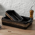 KOOV Bakeware Set, Ceramic Baking Dish, Rectangular Baking Pans Set, Casserole - Image 4