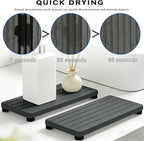 2PCS Stone Drying Tray, Water Absorbing Stone Tray - Image 2