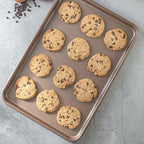 HAPPIELS Nonstick Baking Sheet Set of 2 | PFOA & BPA Free Non Toxic Carbon - Image 2