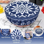5 Pieces Bowl Covers Reusable, 5 Size Elastic Cloth Bowl Covers - Image 4