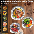 Colander, Stainless Steel Colander - Image 6