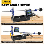 Foldable Portable Knife Sharpening System, Adjustable Knife Sharpener Kit - Image 7