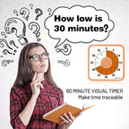 Secura 7.5 Inch Visual Timer, 60 Minute Oversize Countdown Visual Timer - Image 2