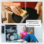 Splatter Screen for Frying Pan | USA Brand | 11-Inch Black, Fit Pans Silicone - Image 6