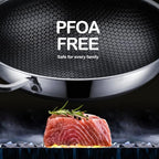 DOTCLAD Wok pan, Hybrid 12 inch Wok - Image 3