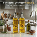 Topadorn 17 oz Olive Oil Dispenser Bottle Set - Image 3