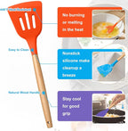 E-far Silicone Cooking Utensils Set, 5-Piece Kitchen Utensils Set - Image 3