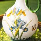 Ceramic Olive Oil Dispenser, 27 oz Floral Pattern Cruet - Image 6