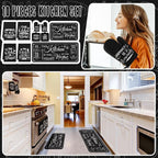 Fourluoo 10 Pcs Farmhouse Kitchen Decor and Accessories Set 4 Kitchen Towels 2 - Image 2