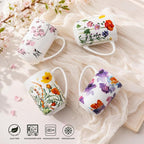 AmorArc Porcelain Tea Mug with Infuser and Lids, 18 Oz Coffee Cup Strainer with - Image 7