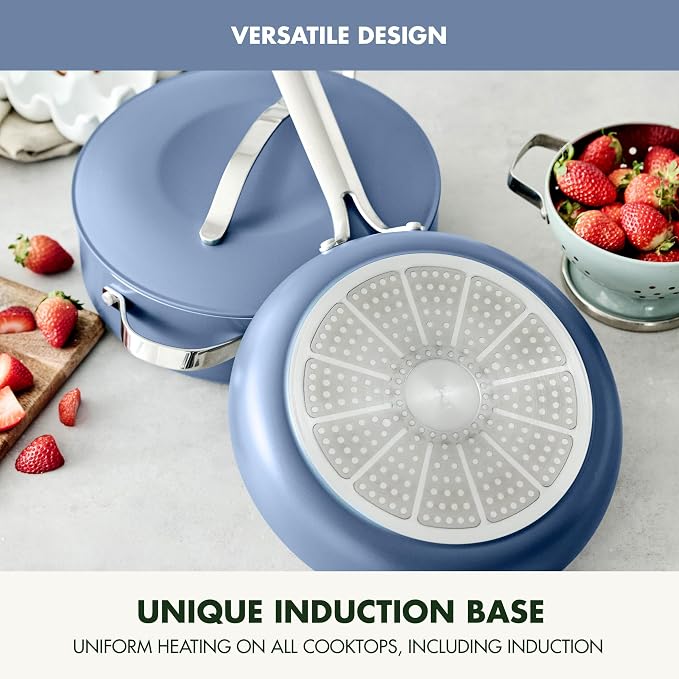 GreenPan Nova 10” Frying Pan Skillet and 4.37QT Sauté Pan - Image 6