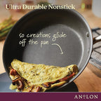 Anolon Advanced Home Hard-Anodized Nonstick Wide Stock Pot/Stockpot - Image 5
