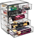 Sorbus Acrylic Makeup Organizer Set, 7-Drawer Vanity & Countertop Cosmetic by Sorbus