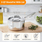 Cooks Standard Stainless Steel Sauce Pan - Image 2