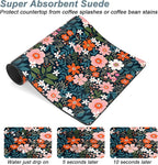 Rnivvi Coffee Mat, Hide Stain Rubber Backed Absorbent Dish Drying Pad - Image 3