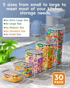 KEMETHY 30 PCS Airtight Food Storage Containers - Image 2