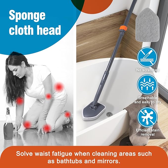 CLEANHOME Tub Tile Scrubber Brush - Image 2