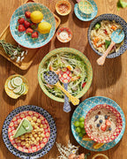 Metahom Ceramic Mixing Bowls for Kitchen, Colorful Nesting Bowls, Large Serving - Image 8