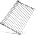 Tomorotec 21" x 15.5" Roll Up Dish Drying Rack Over Sink Drying Rack Sink Cover by Tomorotec