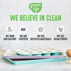 GreenLife Bakeware 18” x 13” Half Cookie Sheet Baking Pan, Non-Toxic PFAS-Free - Image 7