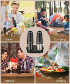 Gravity Electric Salt and Pepper Grinder Set - Image 7