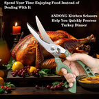 ANDONG Heavy Duty Poultry Shears, All-Purpose Kitchen Scissors - Image 8