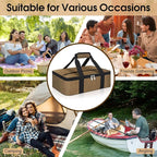 Insulated Casserole Carrier, Portable Casserole Carrier - Image 5