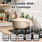 Zulay Kitchen 6 Quart Enameled Cast Iron Dutch Oven Pot - Image 3