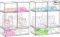 Vtopmart 10 Pack Baby Bottle Organizer Set, Stackable Storage Drawers Ideal by Vtopmart