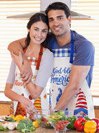 Bencailor 6 Pcs Spring Kitchen Aprons - Image 4