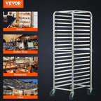 VEVOR Bun Pan Rack, 20-Tier Commercial Bakery Racks - Image 7