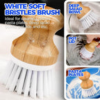 Holikme 6 Pack Dish Brush Scouring Pad Set - Image 3
