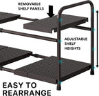 Simple Houseware Under Sink 2-Tier Heavy Duty Expandable Rack Organizer - Image 4
