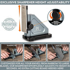 PATENTED ORIGINAL ADJUSTABLE ROLLING KNIFE SHARPENER KIT: Adjustable Height - Image 4