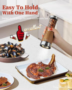 Electric Salt and Pepper Grinder Set - Image 3