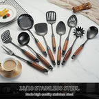 Izurok18/10 Stainless Steel Kitchen Utensils Set, 10 Piece Cooking Utensils - Image 3