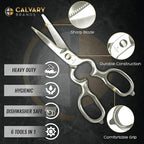 Kitchen Scissors for Food | Professional Chef Endorsed | Kitchen Shears Heavy - Image 5