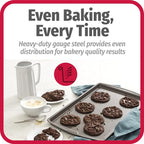 GoodCook Everday Nonstick Carbon Steel 17 x 11-Inch Baking Sheet Set, 2 Pack – - Image 3