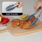 Hotec Mini Silicone Kitchen Tongs - Image 6