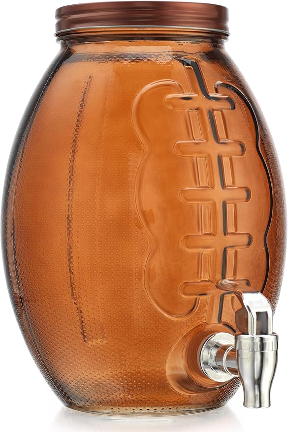 Football Drink dispenser, Glass Beverage Dispenser by MosJos