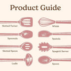 Country Kitchen Non Stick Silicone Utensil Set - Image 3