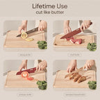 CAROTE Knife Set, 6 Stainless Steel Knives - Image 8