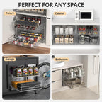 ZOINLIY Pull Out Cabinet Organizer, Versatile Slide Out Kitchen Organizers and - Image 5