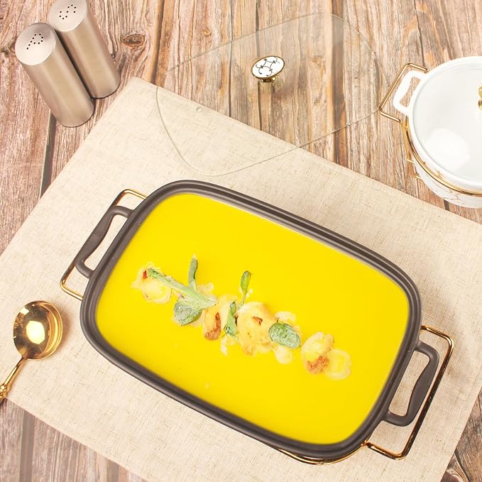 9" x 6" Ceramic Rectangular Casserole Dish - Image 7
